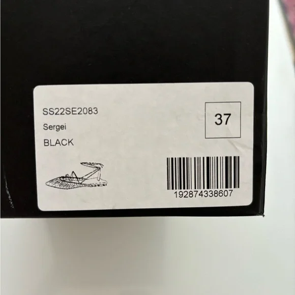 Tibi New in Box Sergei Flat in Black, size 37 - Picture 8 of 16